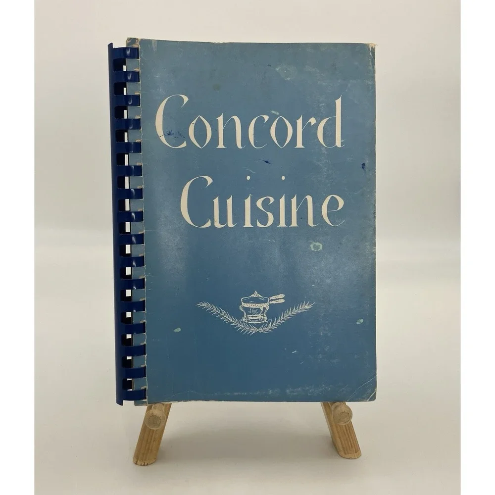 Vtg Junior Charity League Concord North Carolina Cookbook NC Southern Recipes